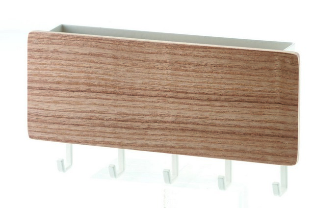 Picture of YAMAZAKI home 2730 1.2 x 7.1 in. Rin Magnetic Key Rack With Tray - Beige