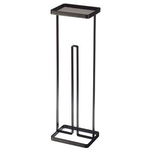 Picture of YAMAZAKI home 7740 4.7 x 6.3 in. Tower Toilet Paper Stand With Tray - Black