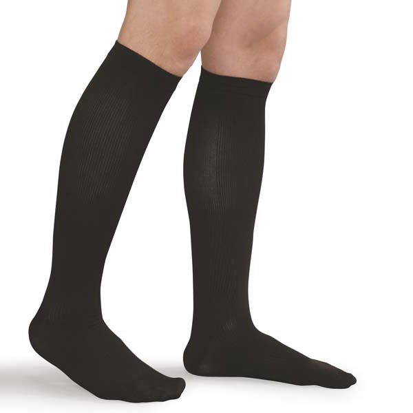 Picture of Advanced Orthopaedics 9318 - BL Ladies Support Socks&#44; Black - Extra Large