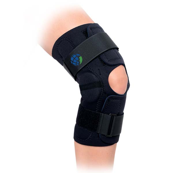 Picture of Advanced Orthopaedics 629 Min Knee Hinged Wrap Knee Brace - 2X Large