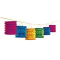 Amscan 221047 Tiki Island Lantern Garland - Pack of 12 Amscan 221047 Tiki Island Lantern Garland - Pack of 12