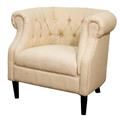 New Pacific Direct 353135-F Luna Fabric Tufted Tub Chair, Flax New Pacific Direct 353135-F Luna Fabric Tufted Tub Chair, Flax
