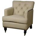 New Pacific Direct 353032-F Nolan Fabric Arm Chair, Flax New Pacific Direct 353032-F Nolan Fabric Arm Chair, Flax