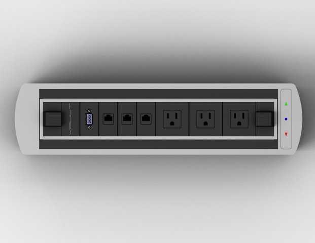 BTC-001-ULPP-4C Conference Table - 12 ft Cable