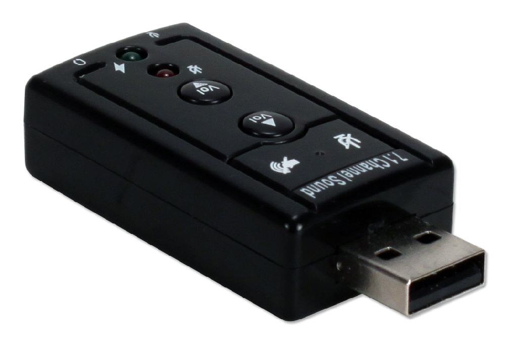 Picture of QVS USB-AUDIO3 USB to 2.1 Stereo Audio Adaptor
