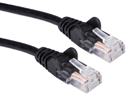 75 ft. CAT6 Gigabit Flexible Molded Black Patch Cord