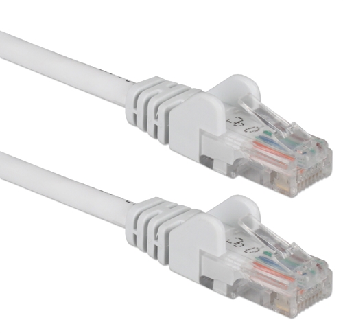 75 ft. CAT6 Gigabit Flexible Molded White Patch Cord