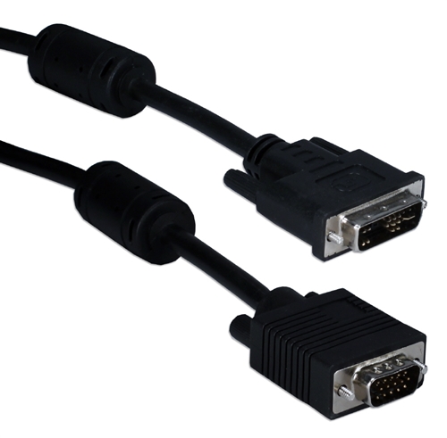 100 ft. VGA HD15 Male to DVI Male Flat Panel Video Adaptor Cable