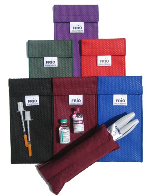 1130DuoSleeve Insulin Cooling Duo Wallet-liner- Black