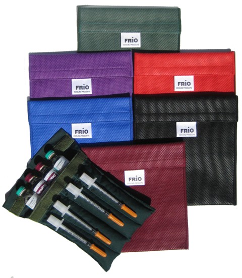 1130SmSleeve Insulin Cooling Small Wallet-liner- Black