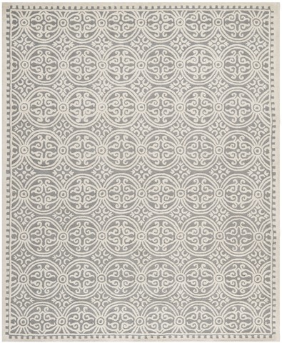 Picture of Safavieh CAM123D-1216 Cambridge Hand Tufted Rectangle Rug- Silver - Ivory- 11 ft. 6 in. x 16 ft.