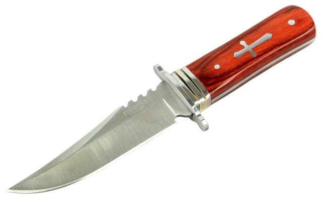 Picture of 8151 Defender Xtreme Hunting Knife Full Tang Stainless Steel Blade with Wood Handle&#44; 3 x 5 in.