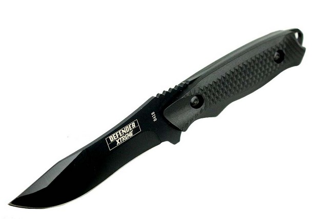 Picture of 8418 Defender Xtreme Hunting Knife with Sheath Black&#44; 8 in.