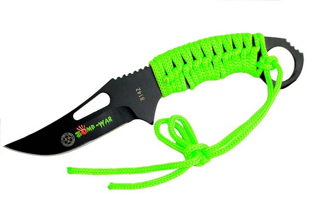 Picture of 8142 Zombiewar Hunting Knife Full Tang with Green Nylon Wrapped Handle&#44; 8.25 in.