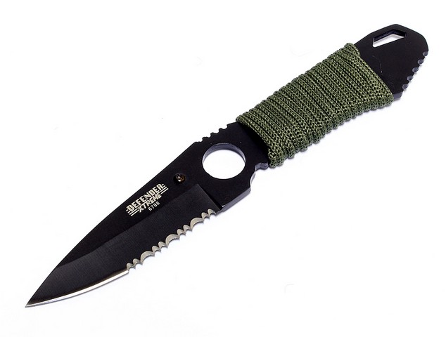 Picture of 6788 Full Tang Hunting Knife Black Stainless Steel Sheath&#44; 7 in.