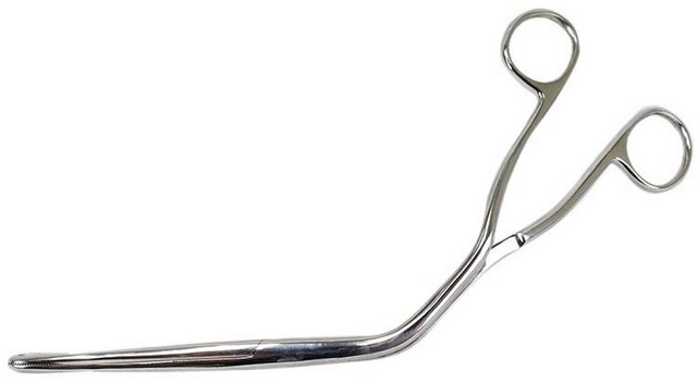 Picture of 12216 Magil Curved Bent Forceps Intubation Clamps Body Piercing