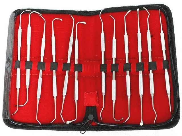 Picture of 12194 Sinus Lift Instruments Set Implant Dental Solid Handle Light Weight