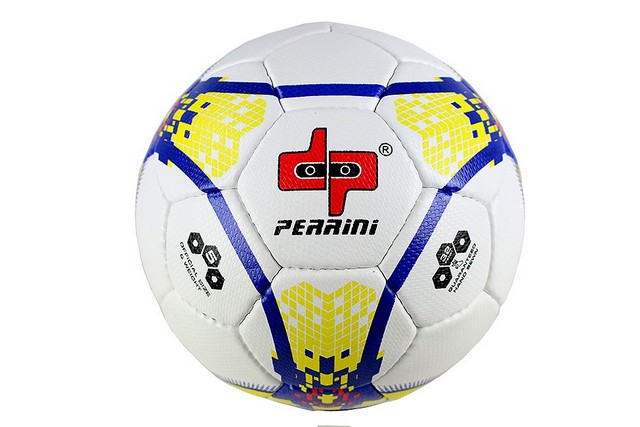 Picture of 8311 Perrini Tacno Material - Official Size 5 Soccer Ball Yellow & Blue