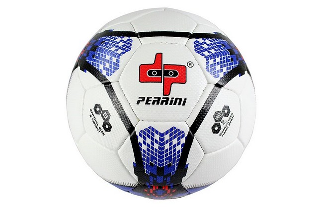 Picture of 8312 Perrini Tacno Material - Official Size 5 Soccer Ball Blue & Black