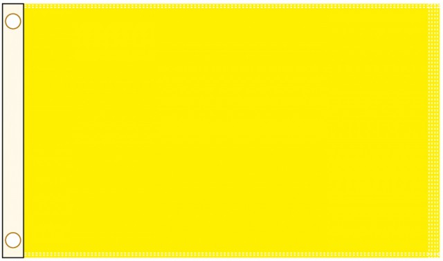 Picture of 7164 Perrini Poly Nylon 3x5 Yellow Flag