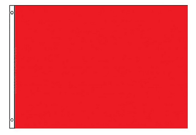 Picture of 7166 Perrini Poly Nylon 3x5 Red Flag
