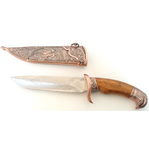 Picture of 5964 Dagger with Sheath Copper Color & Eagle Design&#44; 11 in.