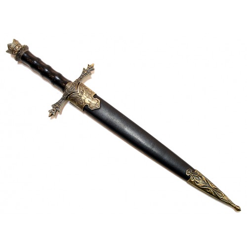 Picture of 5019 Collectible Sword Dagger European Style with Sheath&#44; 14 in.