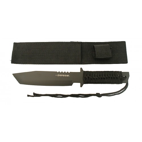 Picture of 1738 Black Tanto Knife with Sheath&#44; 11 in.