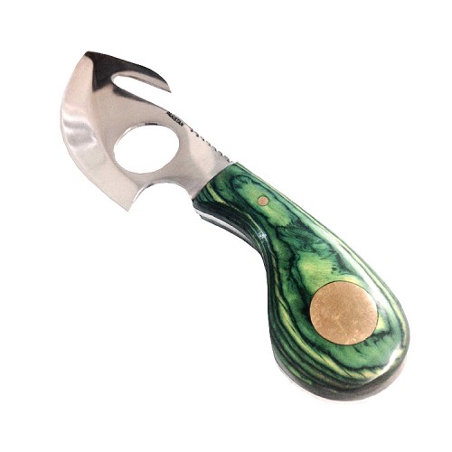 Picture of 5635 Skinner Knife Green Color Handle with Sheath&#44; 7 in.