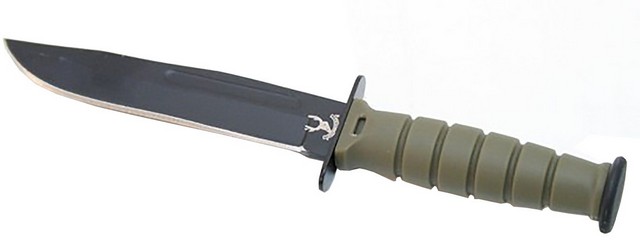 Picture of 6034 Green Mini Survival Knife with Chain Holder & Sheath&#44; 6 in.