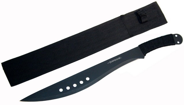 Picture of 6330 Black Machete Full Tang with Black Sheath&#44; 20.5 in.