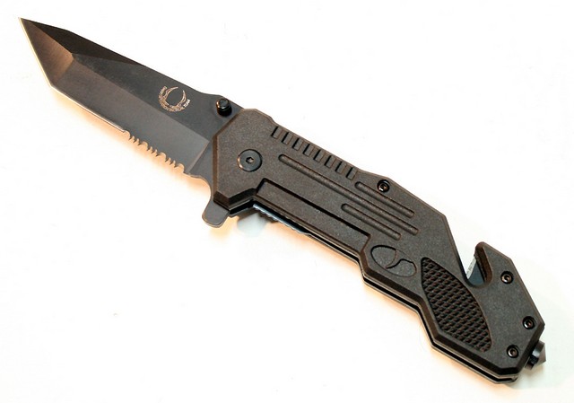 Picture of 5740 Heavy Duty S A Tactical Folding Knife with Belt Cutter&#44; 8 in.