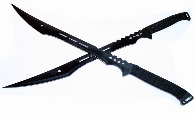 Picture of 5055S Black Ninja Set Sword Striker&#44; 27 in.