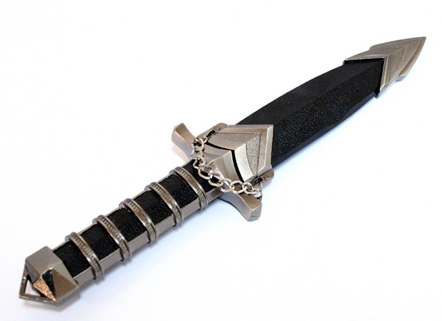 Picture of 6789 Black Collectible Sword Dagger with Sheath&#44; 11 in