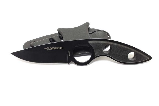 Picture of 5860-BK Skinner Knife with Sheath All Black&#44; 7 in.