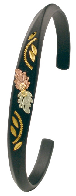 Picture of Landstroms G LBR506 Black Hills Gold Black Cuff Bracelet