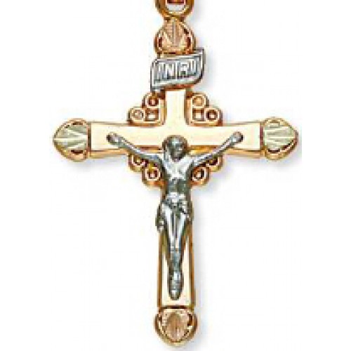 Picture of Landstroms G L03381 Black Hills Gold Crucifix Pendant