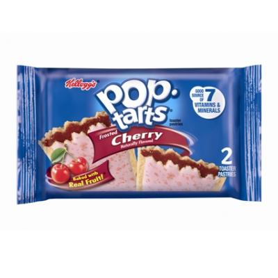 Picture of Kelloggs 3719 3.67 Oz. Pop Tarts Frosted Cherry Pastries&#44; Case Of 6 - 2 Per Pack