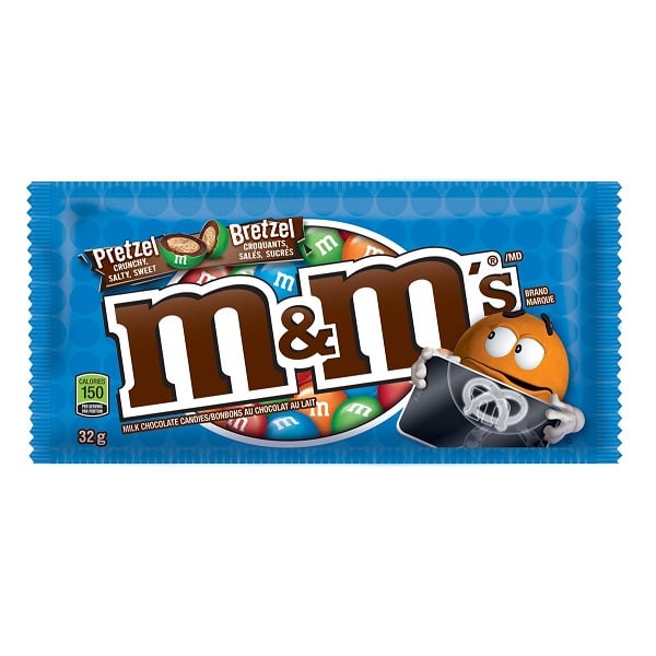 Picture of M&M 7016 Pretzel Milk Chocolate Candy&#44; Case Of 24