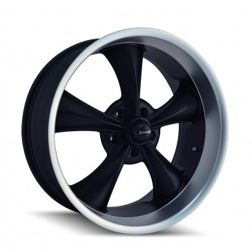 695-8861MB 5-120.65 PCD Matte Black Machined Lip Wheel