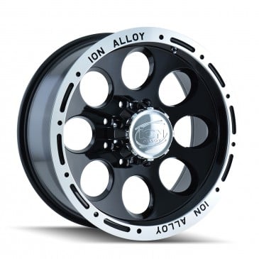 Ion Alloy 174 Gloss Black Machined Wheels (242433)