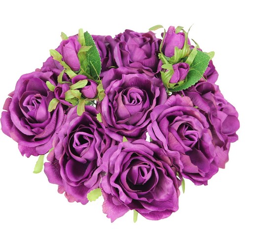 Picture of Admired by Nature GPB0115-LILAC Artificial Rose Bouquets&#44; Lilac