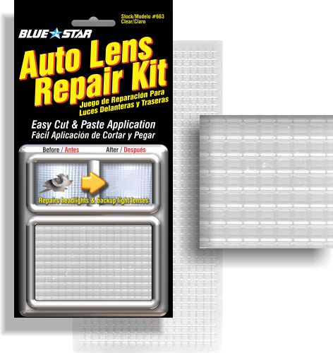 Picture of Blue Star 663 Auto Lens Repair Kit&#44; Clear Textured