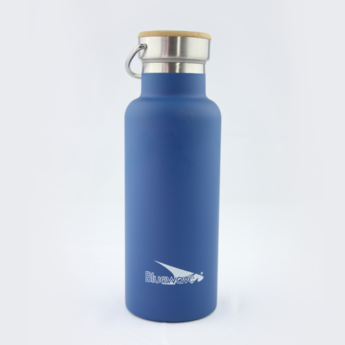 Picture of Bluewave Lifestyle PKDB50A-Blue D2 Double Wall Vacuum Stainless Steel Insulated Sports Bottle&#44; Navy Blue - 17 oz