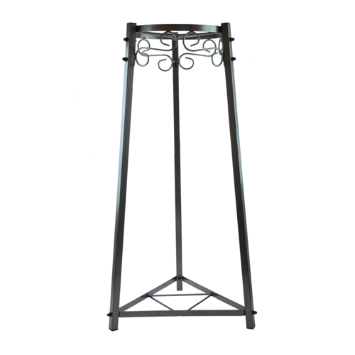 Picture of Bluewave Lifestyle PKSM253 2-Step Floor Metal Stand&#44; Dust Black - 32 in.