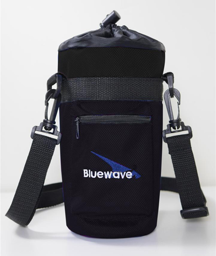 Picture of Bluewave Lifestyle PKSS100-Black Water Bottle Insulated Carrying Holder Case- Black - 34 oz