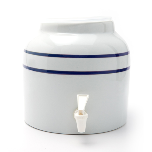 Picture of Bluewave Lifestyle PKDS171 Blue Stripe Design Water Dispenser Crock
