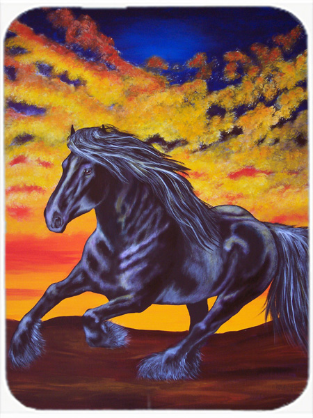 Picture of Carolines Treasures AMB1241LCB Desert Wind Horse Glass Large Cutting Board