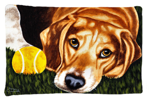 Have Ball Will Travel Beagle Fabric Standard Pillowcase