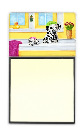 Bath Day Dalmatian Sticky Note Holder